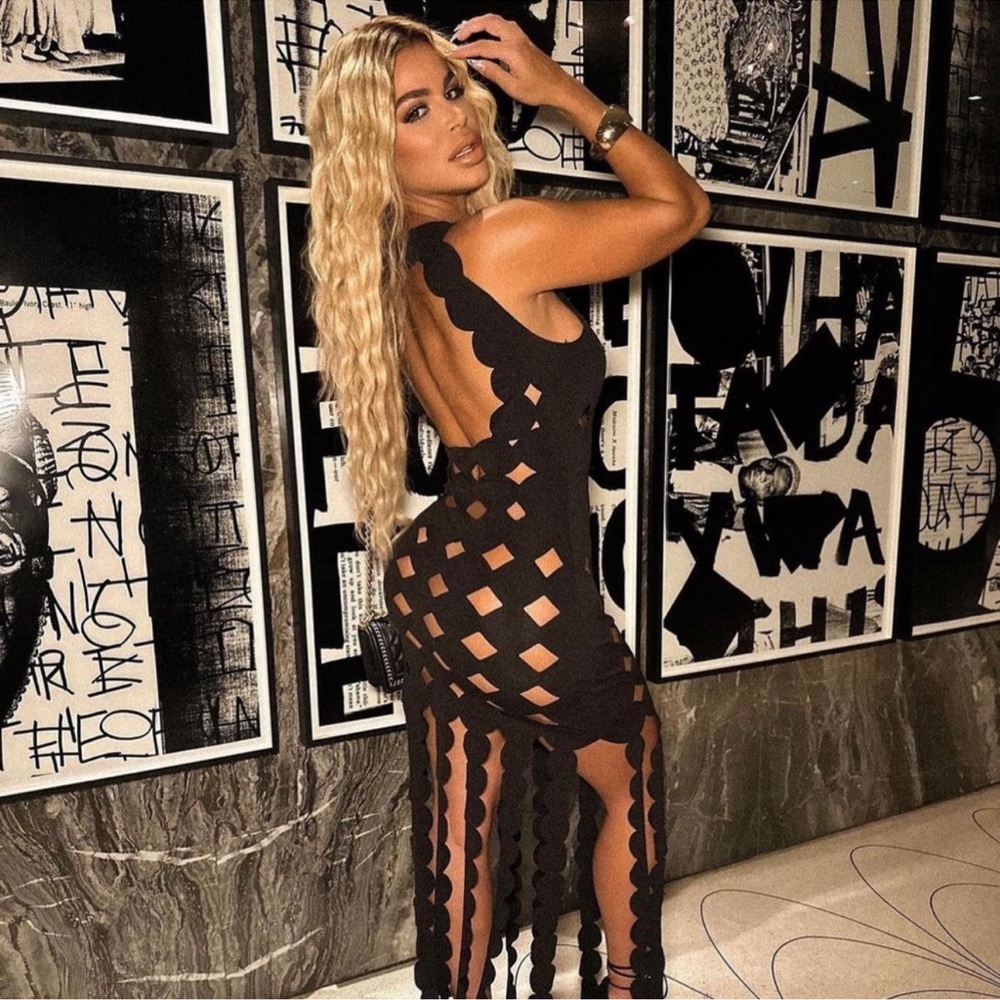 posh by v black dress